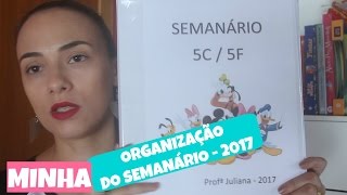 Como elaboro meu semanário da escola  PAPO DE PRÔ  Juliana Palma [upl. by Krissy]