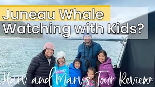 Whale Watching Excursion with Kids in Juneau Alaska with Harv and Marvs Tour  Best Port for Whales [upl. by Pellegrini]