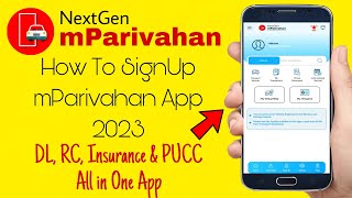 How To SignUp mParivahan App 2023  mParivahan MPIN Kaise Banaye  DL RC Insurance amp PUCC Online [upl. by Shaer]