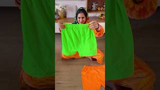 Tshirt se banaye shorts 🧡 shorts trending ytshorts viral stitching designer diycrafts [upl. by Atinreb]