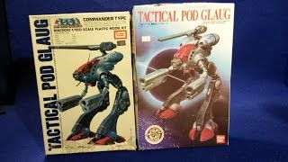 Tactical Pod Glaug versions Imai et Bandai au 1100 Macross  Robotech [upl. by Lleryd]