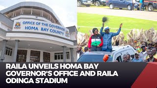 INSIDE THE NEW HOMA BAY GOVERNOR OFFICE amp RAILA ODINGA STADIUM UNVEILED BY RAILA [upl. by Alimrahs]