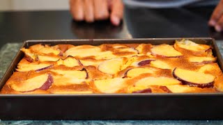 CLAFOUTIS A LA PECHE  LA RECETTE STAR DE LETE [upl. by Eloisa]