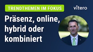 vitero Webinar Präsenz online hybrid oder kombiniert [upl. by Ilah155]