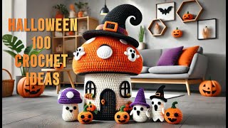 💯 Crochet Ideas HALLOWEEN DECOR 🧶👻🎃  AI Generated Part 1 [upl. by Vano]