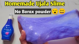 Home made Ujala SlimeNo Borax Activatorcraft tamil [upl. by Ennoira414]