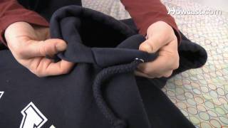 How to Cut a Hooded Sweatshirt [upl. by Eenoj]