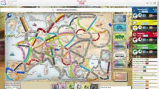 Ticket To Ride Europe Oh I Am Definitely Using That Strategy [upl. by Veradi442]