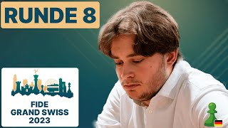 Vincent beim Kandidatenturnier 2024 FIDE Grand Swiss 2023  Runde 8 [upl. by Nadabas]