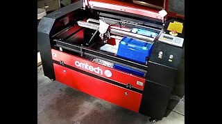 UNBOXING OM Tech 80 watt LASER CUTTER [upl. by Sair]