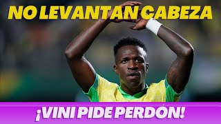 VINICIUS PIDE PERDÓN ACTÚA COMO UN LÍDER Y DA LA CARA NO LEVANTAN CABEZA [upl. by Kassie]