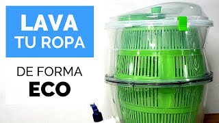 LAVADORA ECOLÓGICA PORTÁTIL 💧  Casera y Manual [upl. by Cornelia]