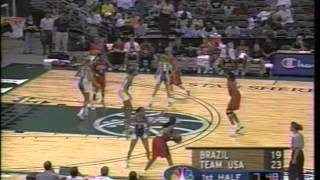 United States vs Brazil  womens basketball exhibition 2000 [upl. by Haon368]