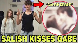 Salish Matter CAUGHT KISSING Gabe On The Lips 😱💔 Video Proof [upl. by Nadirehs]