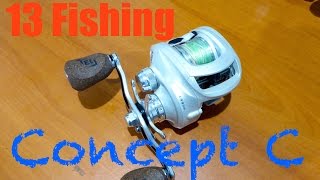 13 Fishing Concept C Baitcast Review [upl. by Weinshienk]