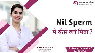 Nil Sperm में कैसे बने पिता  निल स्पर्म का इलाज कैसे करे  Azoospermia Treatment [upl. by Eidur999]