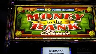 konami  Money in the Bank 10c Machine Eps 2  Bonus on a 100 bet [upl. by Llenoil698]