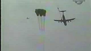 Lockheed C5B Galaxy World Record Heavy Airdrop [upl. by Fatimah778]