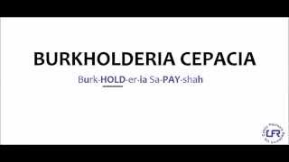 How to Pronounce Burkholderia Cepacia UK [upl. by Seroka884]