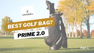 Discover the Brand Tiger Woods TRUSTS Vessel Golf Bag Unboxing Prime 20 Staff Bag Part 1 [upl. by Esac]