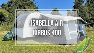 The Isabella Air Cirrus 400 awning [upl. by Tereve152]