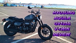 ★ HYOSUNG AQUILA GV125S VTWIN REVIEW ★ [upl. by Valma]