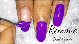 Remove Nail Polish Without Nail Polish Remover In 1 Second Only [upl. by Abbotsun]