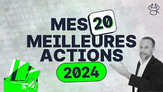 BOURSE Les 20 meilleures actions pour investir sur PEA en 2024 trading et investissement [upl. by Mitchael]