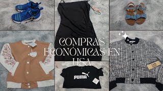 COMPRANDO ROPA EN ESTADOS UNIDOS 🛍 WALMART BURLINGTON BUENA BONITA Y BARATA 🥰🙂 [upl. by Vyner]