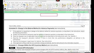 IRS 3115 Change in Accounting MethodRR 2022 08 02 [upl. by Ahcsim]