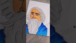 Rabindranath Tagore drawing😍 [upl. by Airotnes]