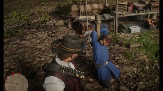 RDR2  I was late they just killed him Lemoyne Raiders [upl. by Ttayh]