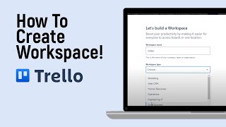 How to Create Workspace on Trello easy [upl. by Meikah]