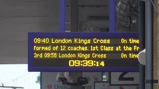 Thameslink Class 700110 Arrivals amp Depart Finsbury Park for London Kings Cross [upl. by Fachan]