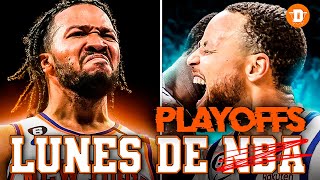 ¡LUNES DE PLAYOFFS ¡LOCURA EN NY Y MILAGRO DE WARRIORS [upl. by Emirej]