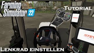 LENKRAD einstellen  Tutorial  DEADZONE  FARMING SIMULTOR22 [upl. by Villiers799]