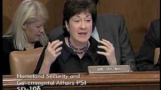 Senator Collins Holds Oversight Hearing on the Role of Investment Banks in the Financial Crisis [upl. by Aicelf]