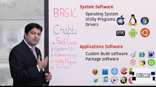 SOFTWARE AND ITS TYPES Application amp System Software  CLASS11 Computer Science LEC 3 CH 1 [upl. by Skeie]