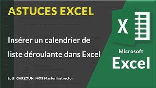 Insérer un calendrier de liste déroulante dans Excel 📆 [upl. by Rita952]