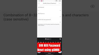 How to change DVR NVR password using gCMOB iCMOB app cpplus passwordchange dahuatechnolgy gcmob [upl. by Alin514]