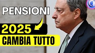 PENSIONI ARRIVA IL 2025 E CAMBIERÀ TUTTO ADEGUAMENTO DEI REQUISITI ETÀ PENSIONABILE QUALI AUMENTI [upl. by Suchta265]