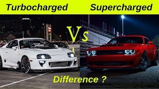 Difference between Turbocharger and Supercharger [upl. by Kassity]