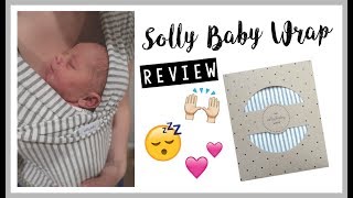 SOLLY BABY WRAP REVIEW [upl. by Hendel]