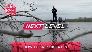 How to Skip a Baitcaster Like a Pro  TheKevinVanDam NEXT LEVEL [upl. by Eissalc]