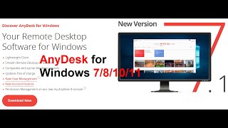 AnyDesk Remote Desktop  AnyDesk download for Windows 781011 [upl. by Ratcliffe180]