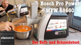 Bosch Pro Power MFW 68660 Rollschneider und Entsafter  Test und Fazit Teil 3 [upl. by Buzzell]