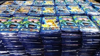 Opening 1000 Evolutions Pokemon Packs [upl. by Mellitz]