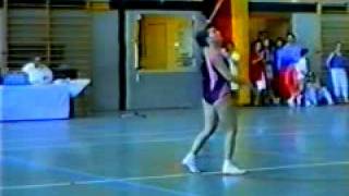 Twirling German Laila Langhammer Langenselbold 1989 [upl. by Cnahc]