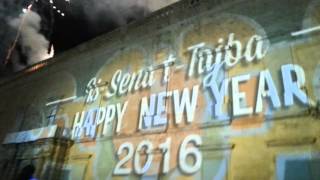 2016 New Years Eve Countdown in Valletta Malta [upl. by Birgitta]