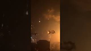 Rare close up footage of the Tianjin China Explosion explosion upclose tianjin china [upl. by Adliw]